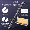 Ручка подарочная шариковая GALANT "Olympic Chrome", корпус хром с черным, хромированные детали, пишущий узел 0,7 мм, синяя, 140614 - 13