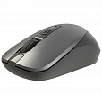 Мышь беспроводная бесшумная DEFENDER Wave MM-995, USB, 3 кнопки+1 колесо-кнопка, оптическая, серая, 52993 - 2