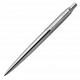 Ручка гелевая PARKER "Jotter Stainless Steel CT", корпус серебристый, детали из нержавеющей стали, черная, 2020646, 2020671 - 1
