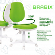 Кресло детское BRABIX "Fancy MG-201W", без подлокотников, пластик белый, салатовое, 532414, MG-201W_532414 - 8