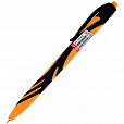 Ручка шариковая автоматическая BRAUBERG ULTRA COLOR NEON, soft-touch, СИНЯЯ, пишущий узел 0,7 мм, линия письма 0,35 мм, 144203 - 3