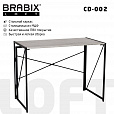 Стол на металлокаркасе BRABIX "LOFT CD-002", 1000х500х750 мм, складной, цвет дуб антик, 641213 - 1
