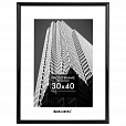 Рамка 30х40 см небьющаяся, багет 14 мм, пластик, BRAUBERG "Original", черная, 391230 - 1