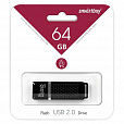 Флеш-диск 64 GB SMARTBUY Quartz USB 2.0, черный, SB64GBQZ-K - 3