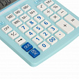 Калькулятор настольный BRAUBERG EXTRA PASTEL-12-LB (206x155 мм), 12 разрядов, двойное питание, ГОЛУБОЙ, 250486 - 11