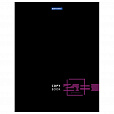 Тетрадь А4, 48 л., BRAUBERG, скоба, клетка, глянцевый лак, "DARK", 404042 - 5