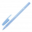 Ручка шариковая с грипом BRAUBERG "i-STICK POINT LIGHT BLUE", СИНЯЯ, пишущий узел 0,7 мм, линия письма 0,35 мм, 144383 - 1
