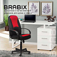 Кресло офисное BRABIX "City EX-512", ткань черная/красная, TW, 531408 - 11