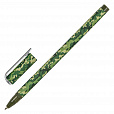 Ручка шариковая BRAUBERG SOFT TOUCH STICK "KHAKI", СИНЯЯ, мягкое покрытие, узел 0,7 мм, 143703 - 1