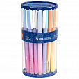 Ручка шариковая BRAUBERG SOFT TOUCH GRIP "GRADE PASTEL", СИНЯЯ, мягкое покрытие, ассорти, узел 0,7 мм, 143711 - 13