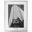 Рамка 30х40 см небьющаяся, багет 12 мм, пластик, BRAUBERG "Original", серебристая, 391232 - 8
