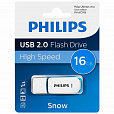 Флеш-диск 16 GB PHILIPS SNOW, разъем USB 2.0, синий, FM16FD70B/97 - 3