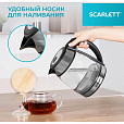 Чайник SCARLETT SC-EK27G54, 1,7 л, 1800 Вт, закрытый нагревательный элемент, стекло, стальной - 10