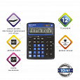 Калькулятор настольный BRAUBERG EXTRA-12-BKBU (206x155 мм), 12 разрядов, двойное питание, ЧЕРНО-СИНИЙ, 250472 - 13