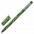 Ручка шариковая BRAUBERG SOFT TOUCH STICK "KHAKI", СИНЯЯ, мягкое покрытие, узел 0,7 мм, 143703 - 2