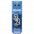 Флеш-диск 32 GB, SMARTBUY Glossy, USB 2.0, синий, SB32GBGS-B - 1
