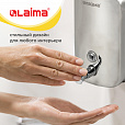 Дозатор для жидкого мыла LAIMA BASIC, 1 л, нержавеющая сталь, зеркальный, 601796 - 17