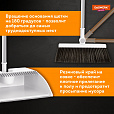 Совок для мусора КОМПЛЕКТ щетка + рукоятка совка 84см, щетки 63-108 см телескоп, магнитный держатель, бело-серый, колорбокс, DASWERK, 608950 - 16