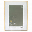 Рамка 30х40 см небьющаяся, аналог IKEA, багет 12 мм, дерево, BRAUBERG "Woodray", цвет натуральный, 391361 - 8