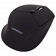 Мышь беспроводная SONNEN V33, USB, 800/1200/1600 dpi, 6 кнопок, оптическая, черная, SOFT TOUCH, 513517 - 2