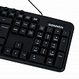 Клавиатура проводная SONNEN KB-8137, USB, 104 клавиши + 9 дополнительных, мультимедийная, черная, 512652 - 5
