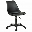 Кресло стул BRABIX "Eames MG-310 PL", пластик черный, экокожа черная, 532927 - 1