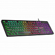 Клавиатура проводная игровая DEFENDER OZOTH GK-106, USB, 104 клавиши, с подсветкой, черная, 45106 - 1