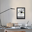 Рамка 21х30 см небьющаяся, аналог IKEA, багет 21 мм, МДФ, BRAUBERG "Idea", черная, 391371 - 8
