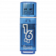 Флеш-диск 16 GB, SMARTBUY Glossy, USB 2.0, синий, SB16GBGS-B - 1