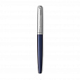 Ручка перьевая PARKER "Jotter Royal Blue CT", корпус синий, детали из нержавеющей стали, синяя, 2030950 - 2