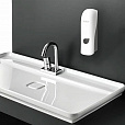 Дозатор для жидкого мыла LAIMA PROFESSIONAL ECO, НАЛИВНОЙ, 0,38 л, белый, ABS-пластик, 607331 - 9