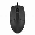 Мышь проводная A4TECH OP-330, USB, 2 кнопки + 1 колесо-кнопка, оптическая, черная, 1530236 - 1