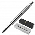Ручка гелевая PARKER "Jotter Stainless Steel CT", корпус серебристый, детали из нержавеющей стали, черная, 2020646, 2020671 - 4