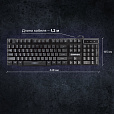 Клавиатура проводная SONNEN KB-7010, USB, 104 клавиши, LED-подсветка, черная, 512653 - 14