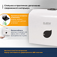 Диспенсер для полотенец LAIMA PROFESSIONAL ECO (Система H2), Z-сложения, белый, ABS-пластик, 606547 - 12