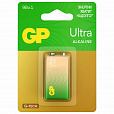 Батарейка GP Ultra, Крона (6LR61, 6LF22, 1604A), алкалиновая, 1 шт., в блистере, 1604AU-5CR1 - 1