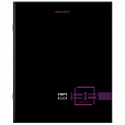 Тетрадь А5, 96 л., BRAUBERG, скоба, клетка, глянцевая ламинация, "Dark", 404428 - 7