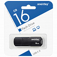 Флеш-диск 16 GB SMARTBUY Clue USB 2.0, черный, SB16GBCLU-K - 2