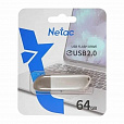 Флеш-диск 64 GB NETAC U352, USB 2.0, металлический корпус, серебристый, NT03U352N-064G-20PN - 5