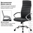 Кресло офисное BRABIX "Style EX-528", экокожа, хром, черное, 531947 - 14