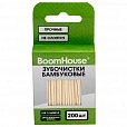 Зубочистки бамбуковые 200 шт. в коробке с подвесом, BOOMHOUSE, 701954 - 1