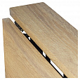 Стол на металлокаркасе BRABIX "LOFT CD-001", 800х440х740 мм, складной, цвет дуб натуральный, 641211 - 9