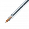 Ручка шариковая BIC "Cristal", СИНЯЯ, корпус прозрачный, узел 1 мм, линия письма 0,32 мм, 847898, 847898/528921 - 5