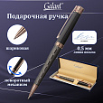 Ручка подарочная шариковая GALANT "COLLAGE", корпус черный/металлический, детали розовое золото, узел 0,7 мм, синяя, 143507 - 13