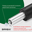 Газлифт BRABIX A-100 короткий, черный, длина в открытом виде 346 мм, d50 мм, класс 2, 532001 - 7