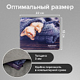 Коврик для мыши SONNEN "KITTEN", резина + ткань, 220х180х3 мм, 513313 - 9