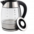 Чайник SCARLETT SC-EK27G13, 2 л, 2200 Вт, закрытый нагревательный элемент, стекло, стальной - 3
