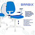 Кресло детское BRABIX "Fancy MG-201W", с подлокотниками, пластик белый, голубое, 532411, MG-201W_532411 - 8