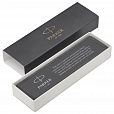 Ручка шариковая PARKER "Jotter XL", УТОЛЩЕННЫЙ корпус, черный матовый лак, детали из нержавеющей стали, синяя, 2068358 - 3