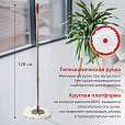 Комплект для уборки: швабра, ведро 14 л/7 л с отжимом и педалью, 2 круглые насадки-кольцо, LAIMA, 603622 - 12